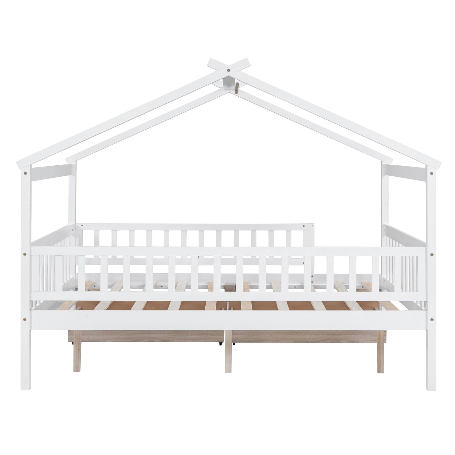 House Bed With 2 Drawers