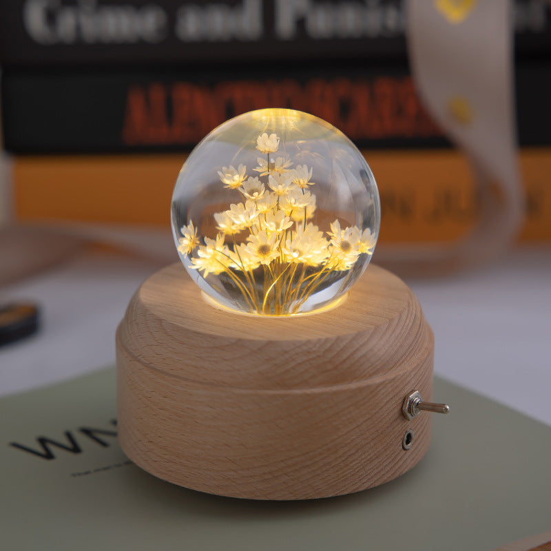Crystal Ball Music Box Music Box Bluetooth