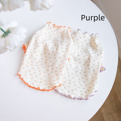 Floral-patterned Home Base-layer Pet Clothing