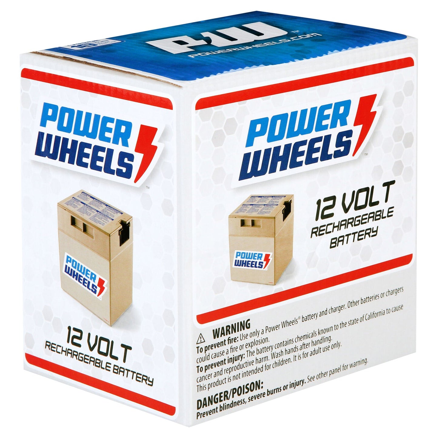 12-Volt Rechargeable Battery for Power Wheels - Long-Lasting Replacement