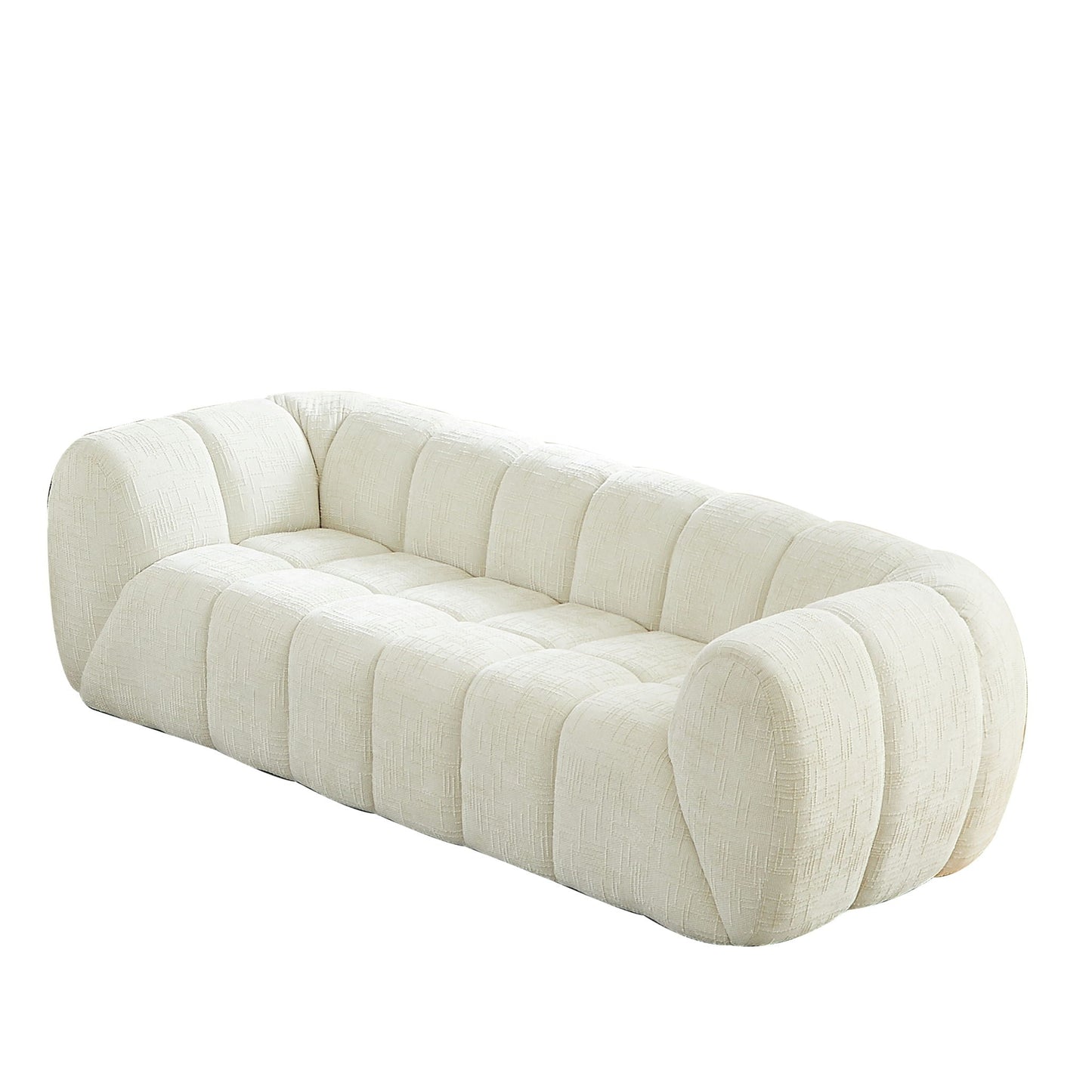 Modern Sofa With Piano Key Backrest