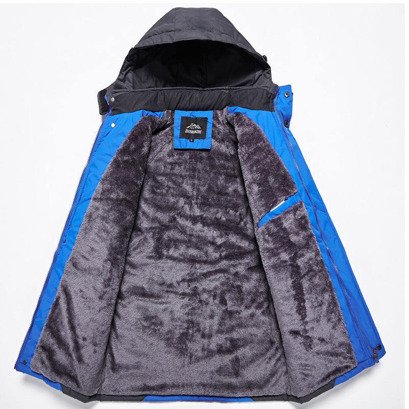 New Winter Outdoor Stormsuit Men's Detachable Waterproof