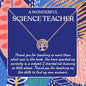 Science Teacher Necklace, Multiple Styles Jewelry