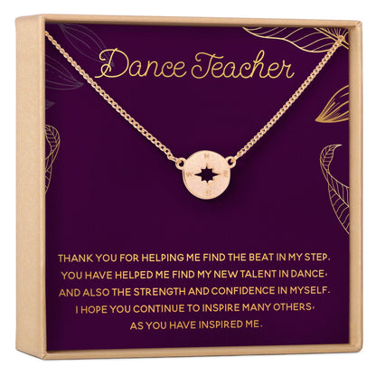 Dance Teacher Necklace, Multiple Styles Jewelry