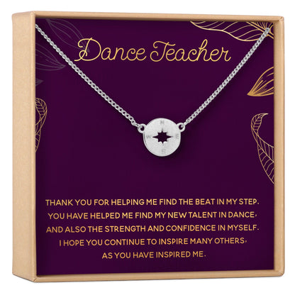 Dance Teacher Necklace, Multiple Styles Jewelry