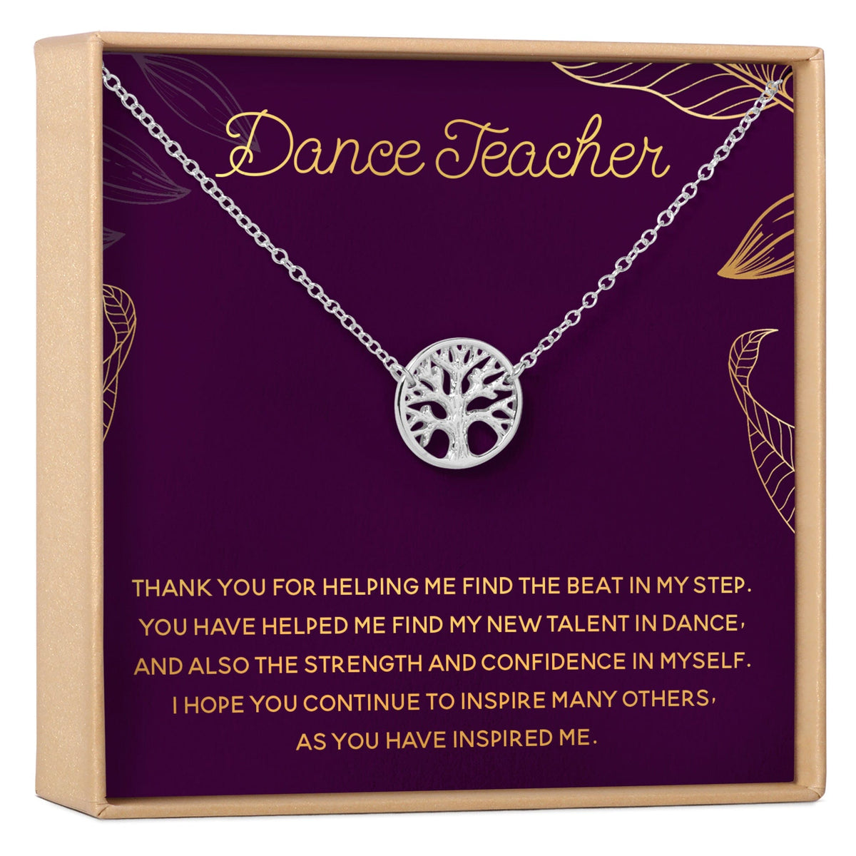 Dance Teacher Necklace, Multiple Styles Jewelry