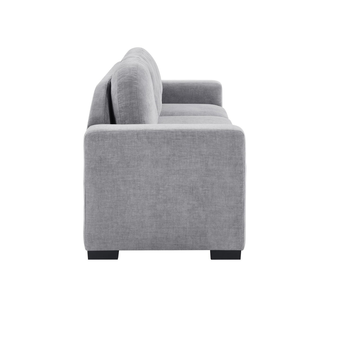 Modern 3 Seater Sofa With Curved Backrest