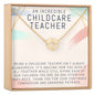 Childcare Teacher Necklace, Multiple Styles Jewelry