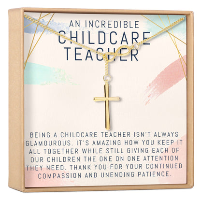 Childcare Teacher Necklace, Multiple Styles Jewelry