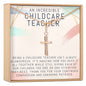 Childcare Teacher Necklace, Multiple Styles Jewelry