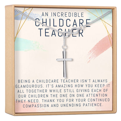 Childcare Teacher Necklace, Multiple Styles Jewelry
