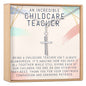 Childcare Teacher Necklace, Multiple Styles Jewelry