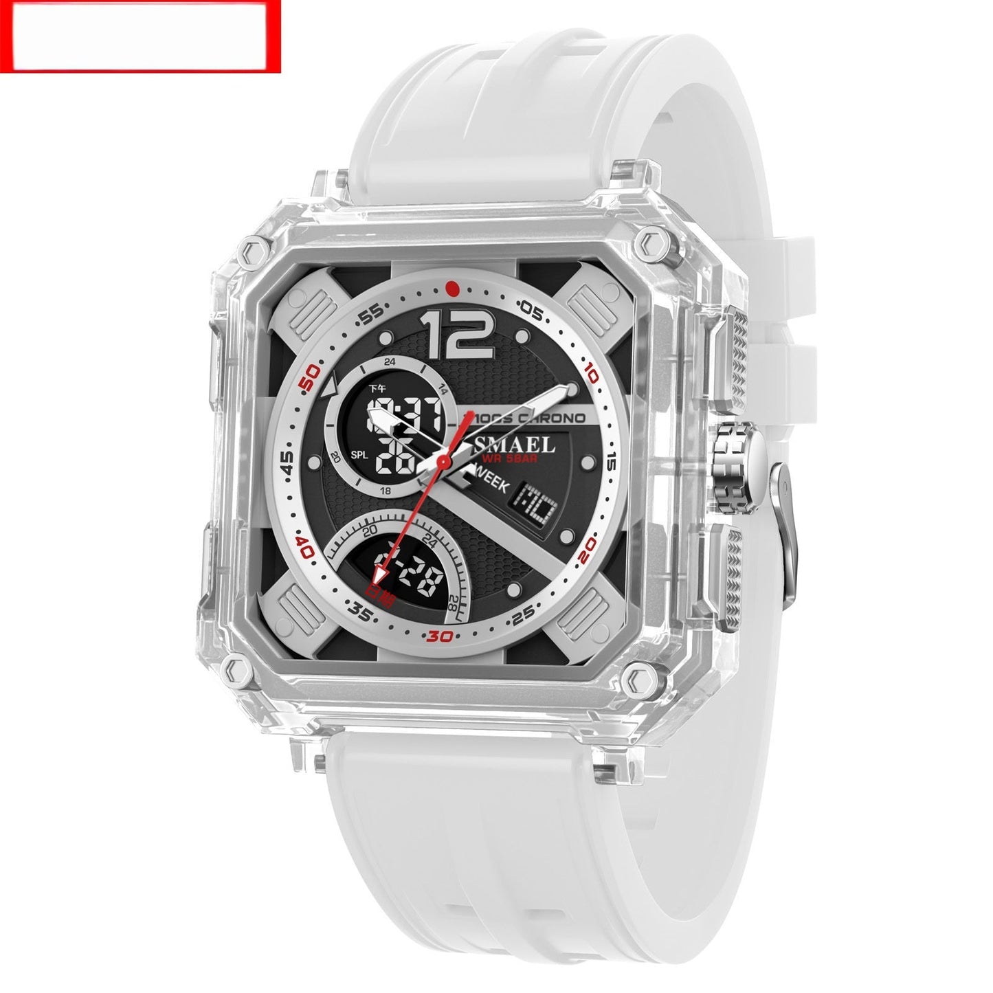 Fashionable Trendy Mens Electronic Watch With Precise Timekeeping And Functional Design