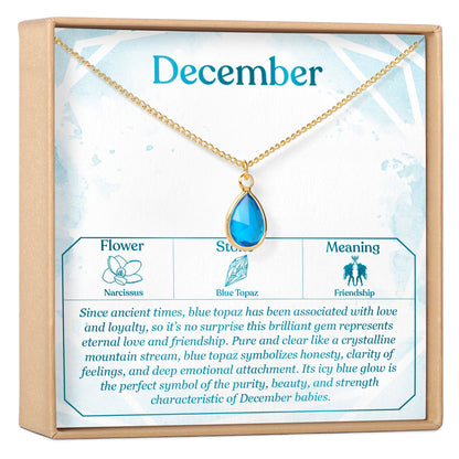 Birthday Birthstone Necklace