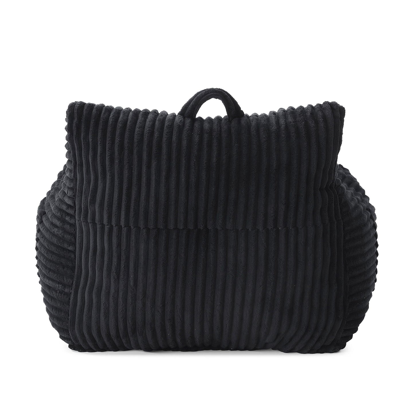 Giant Bean Bag Chair With Armrests And Footstool