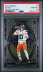 Graded 2024 Panini Select Bo Nix #7 Select Future Rookie RC Football Card PSA 10 Gem Mint
