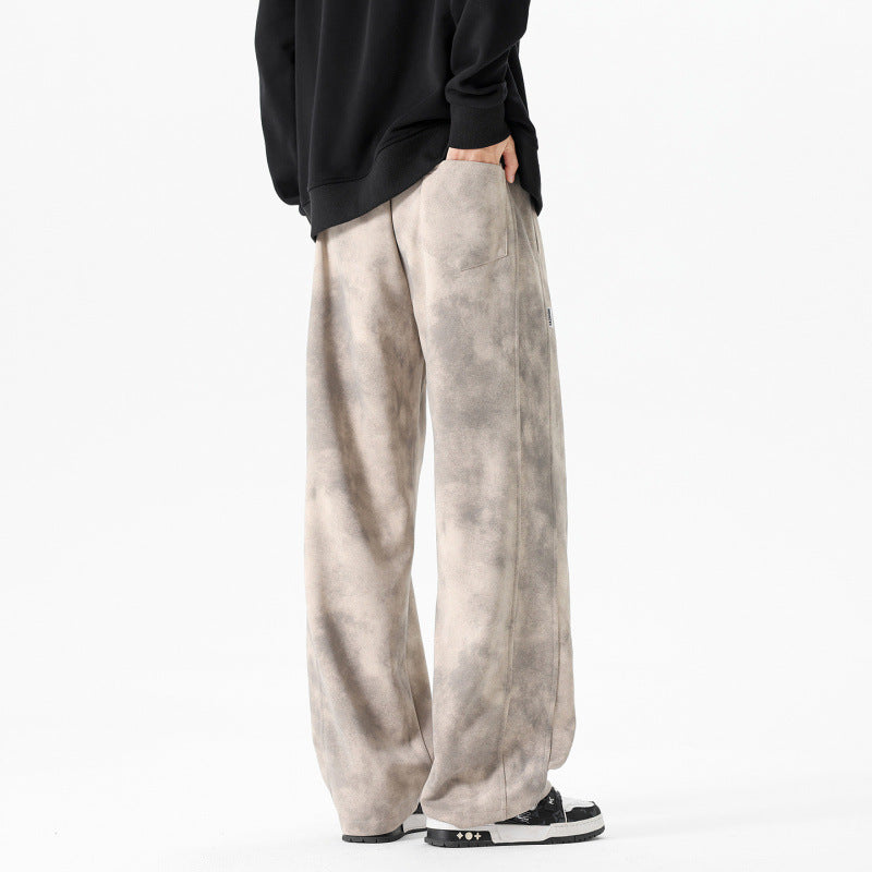 Men's Retro Casual Loose Wide-Leg Pants