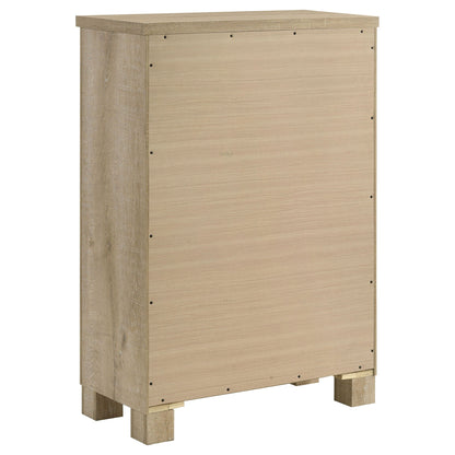 Oakglen 5-drawer Bedroom Chest of Drawers Weathered Oak