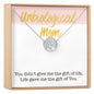 Unbiological Mom Necklace, Multiple Styles Necklace