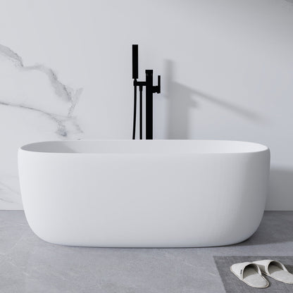 51" Freestanding Bathtub in Matte White
