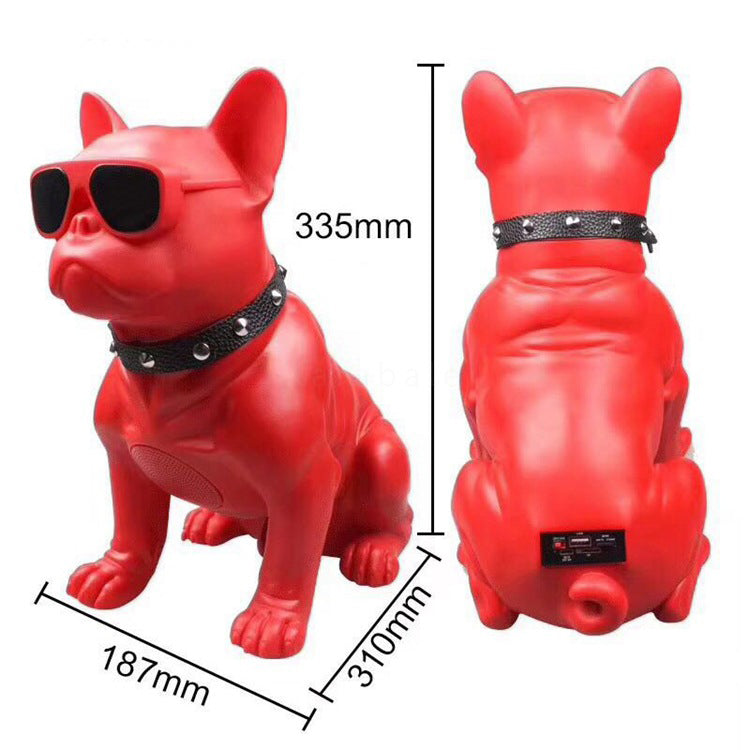 RED Bulldog Bluetooth Speaker - Portable Wireless Sound with Deep Bass and Long Battery Life