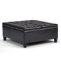 Harrison - Coffee Table Storage Ottoman - Tanners Brown