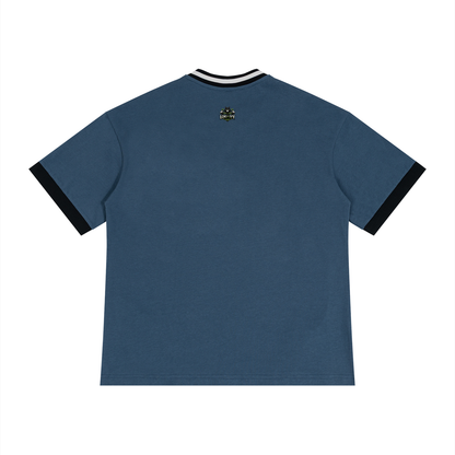Loki & Ivy Unisex Color Block V-Neck T-Shirt