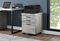 File Cabinet, Rolling Mobile, Storage Drawers, Printer Stand, Office, Contemporary & Modern