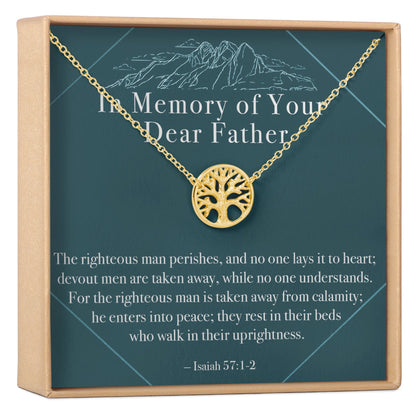 Loss of Father Necklace, Multiple Styles Necklace