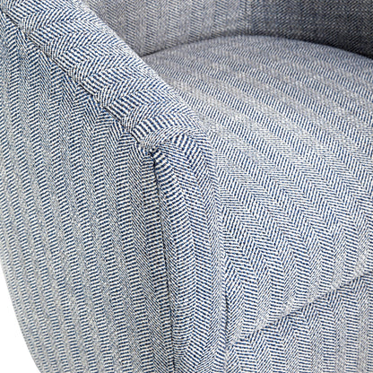 Lainey - Swivel Barrel Chair With 360 Degree Rotation