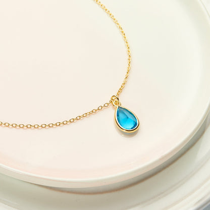 Birthday Birthstone Necklace