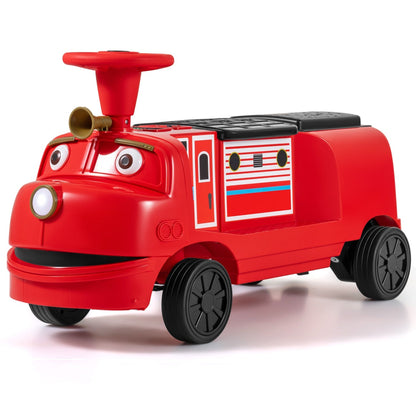 12V Kids Ride-On Train with Adjustable Seat & Music