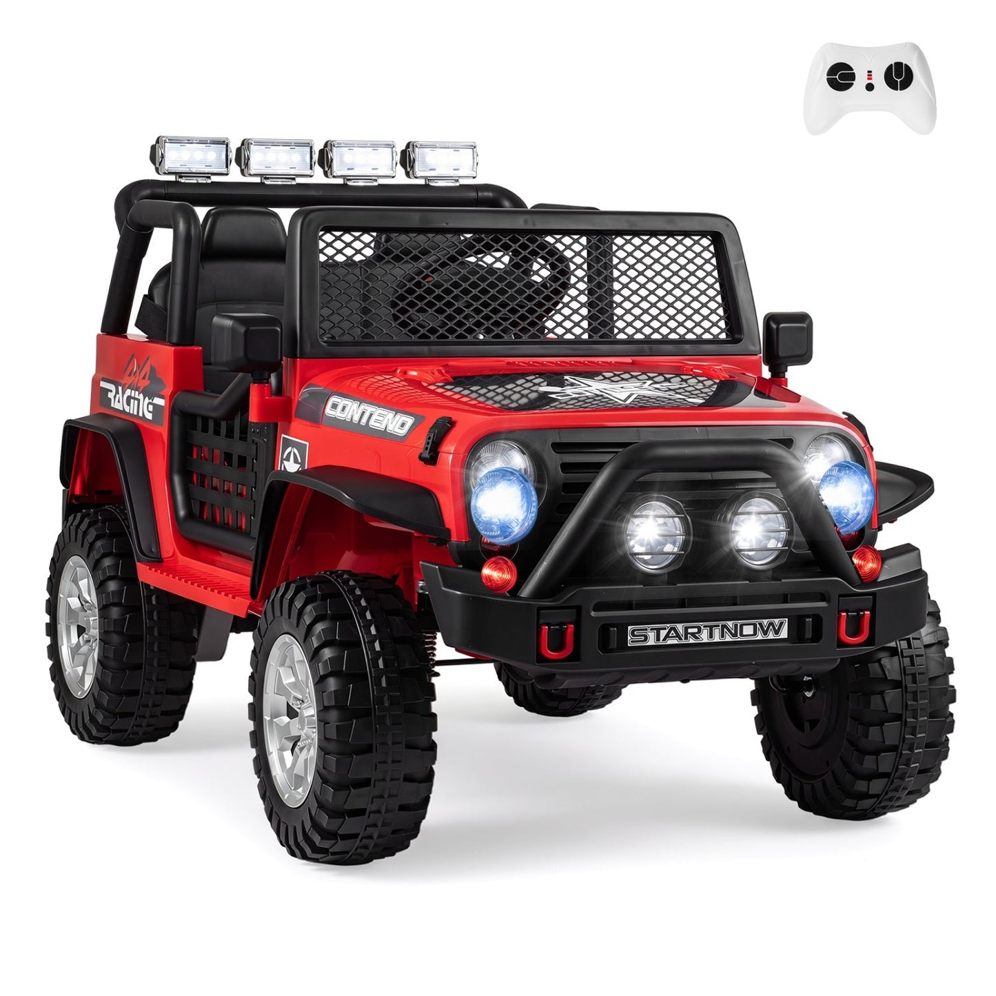 12V Electric Kids Ride On Car 2-Seater with Remote Control