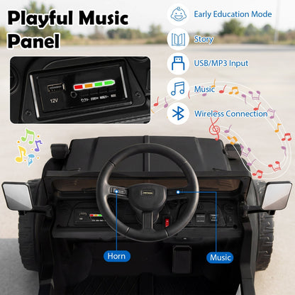 12V Electric Ride On Truck with Dump Bed and Remote Control