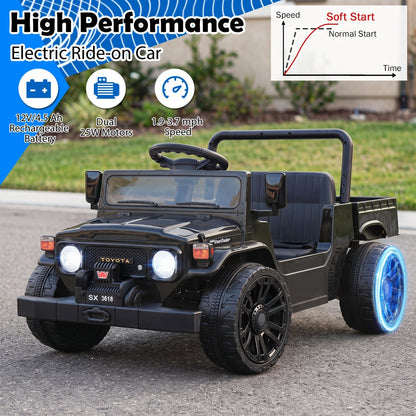 12V Electric Ride On Truck with Dump Bed and Remote Control