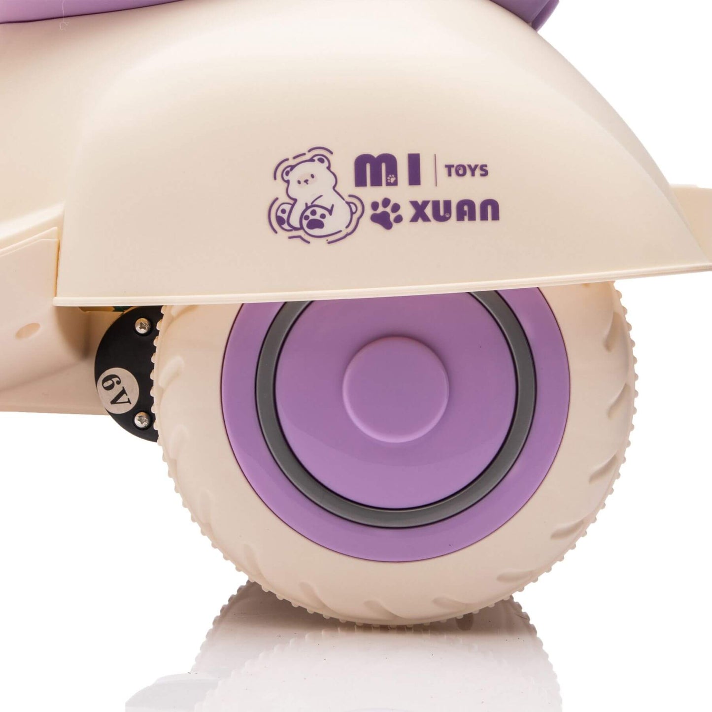 ToyRides Elite 12V Kids Ride On Electric Motorcycle, 1-3 Years, Purple (Open Box)