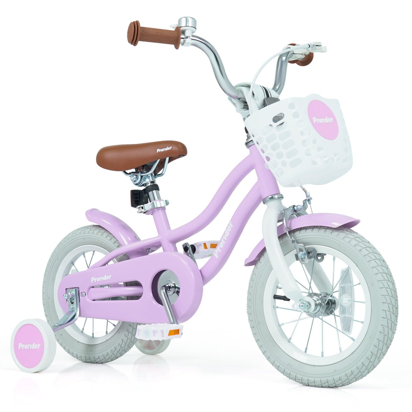 Kids Bike 12 Inch with Training Wheels and Storage Basket