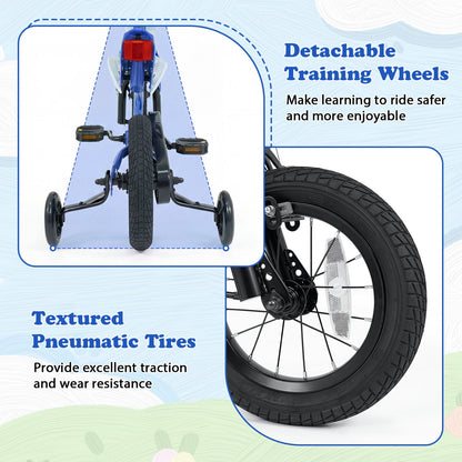 12 Inch Kids Bike with Training Wheels Ages 3-4