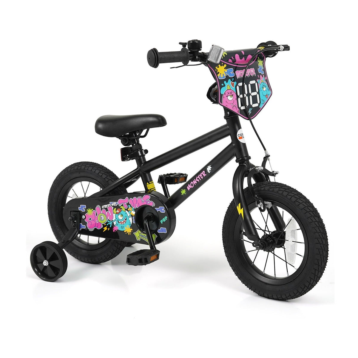 18-Inch Kids Bike with Training Wheels for Ages 4-8