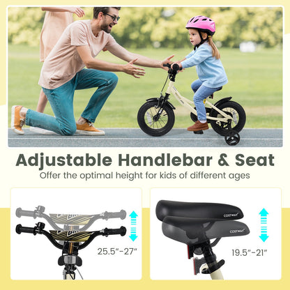 14 Inches Kids Bike Sport Bicycle with Removable Training Wheels