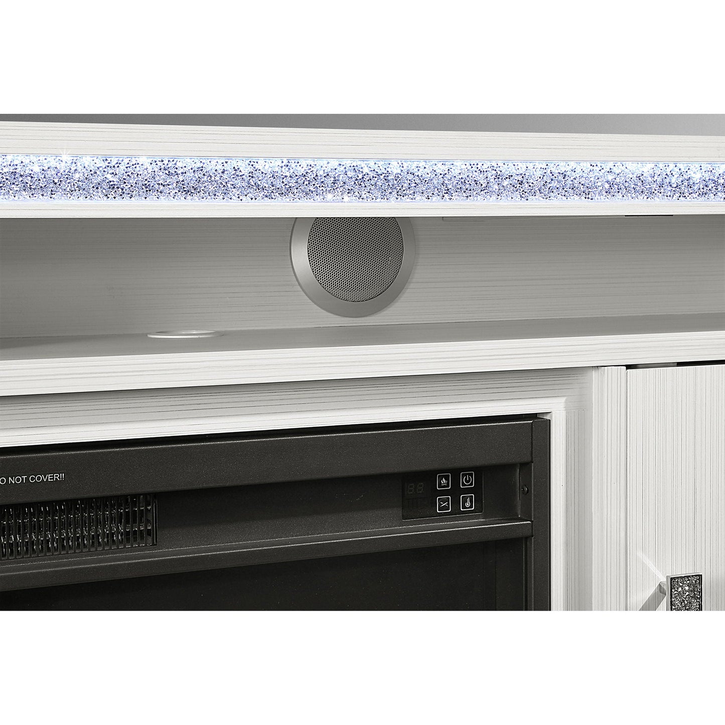 Almera - Fireplace With Adjustable Temperature And LED Options