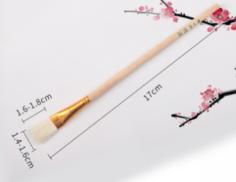 Painting Pen Soft Wool Brush for Watercolor & Oil Tracing on Ceramic Surfaces