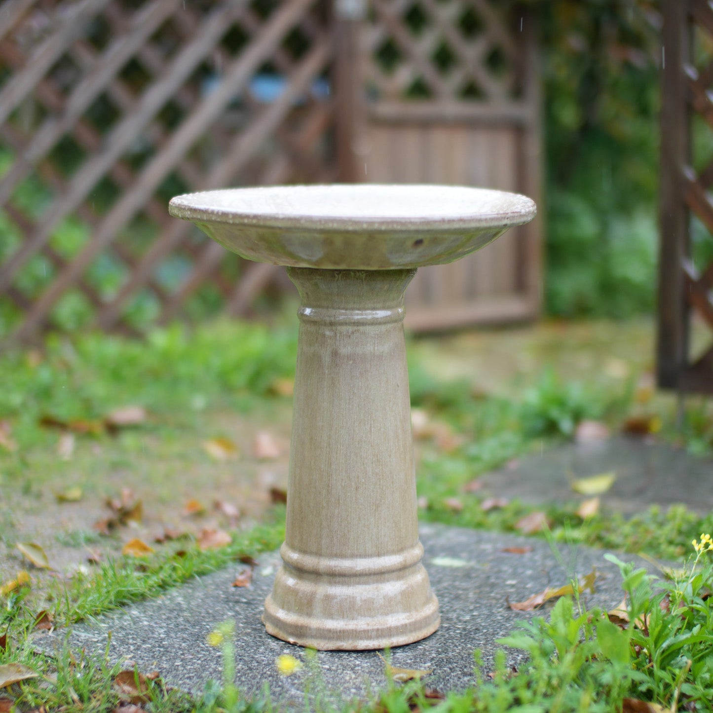 Ceramic Bird Bath for Outdoor Garden