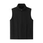 Zipper Stand Collar Double-sided Fleece Cardigan Fleece Vest
