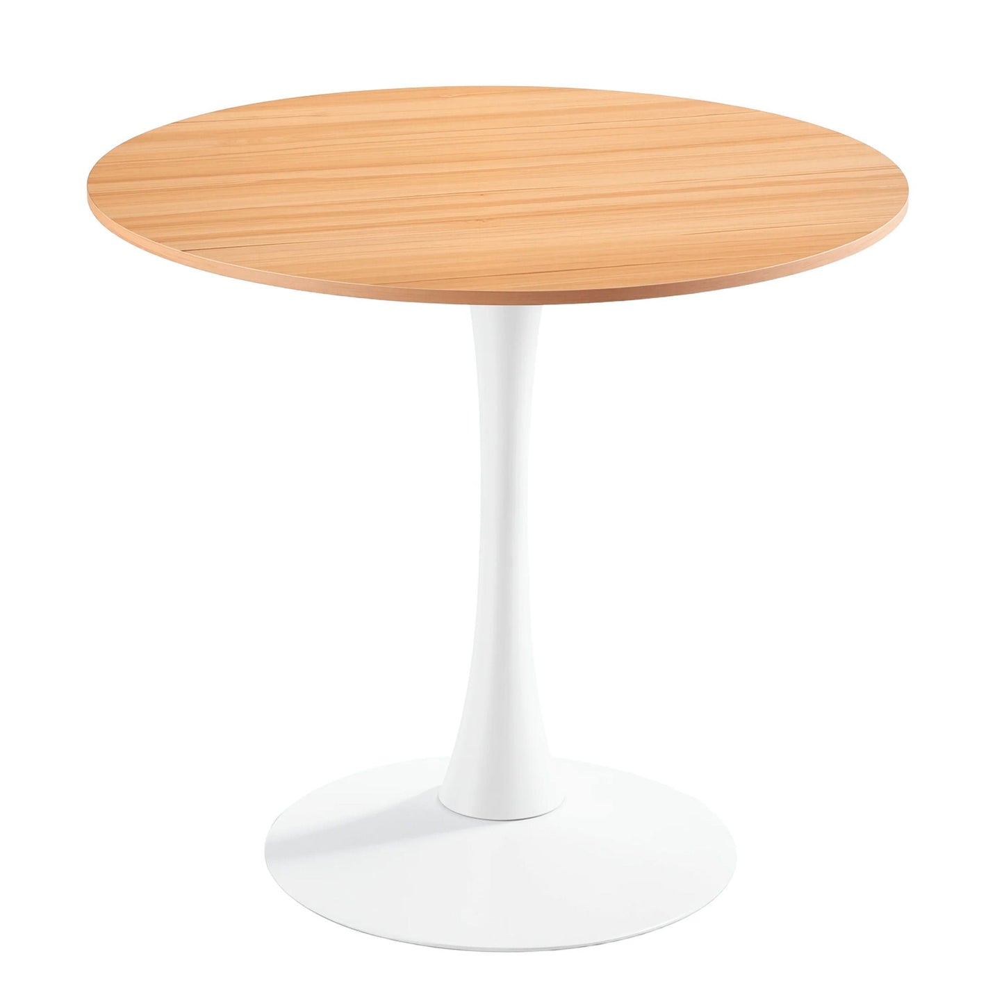 Mid-Century Tulip Table With Round Top and Pedestal Base