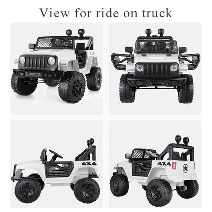 12V 2-Seater Electric Ride-On Car with LED Lights, MP3 Player, and Remote Control for Kids