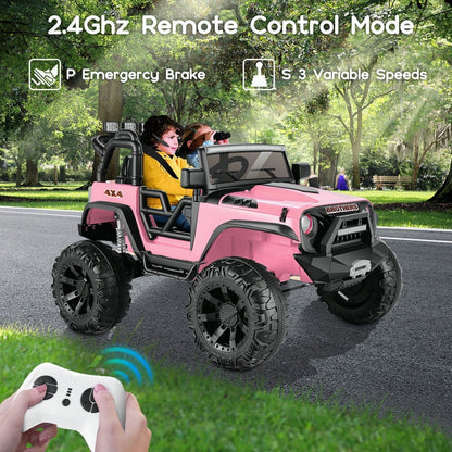 12V/24V Electric Jeep Truck ATV for Kids with Parent Remote Control - Fun and Safe Ride-On Toy
