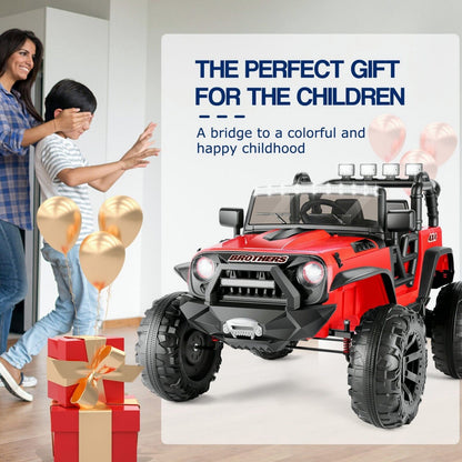 Electric 4 Wheeler ATV Car Jeep Truck for Kids - 12V/24V Battery Powered Ride-On Toy