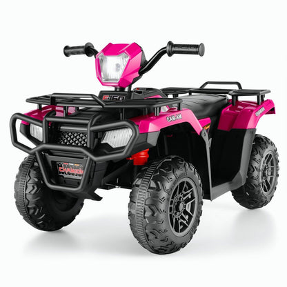 Electric Ride-On Jeep Truck for Kids: 12V/24V ATV Toy with Four-Wheel Drive