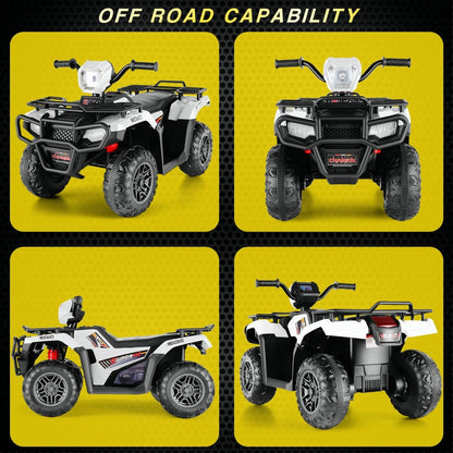 12V/24V Electric Jeep Truck ATV Ride-On Toy with Parental Remote Control for Kids